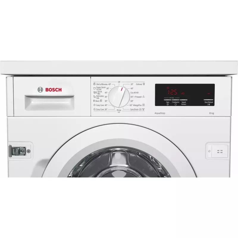 Bosch Serie 6 WIW24342EU įmontuojama skalbyklė, 8 kg, 1200 aps./min., balta