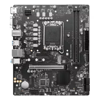 Motininė plokštė MSI PRO H610M-E DDR4 LGA 1700 micro ATX, Intel H610, 2x DDR4 DIMM, max 64GB, M.2, 4x SATA III, HDMI 2.1