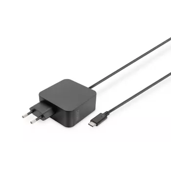 Nešiojamojo kompiuterio įkroviklis USB-C Digitus DA-10071 65W Vidaus Juodas