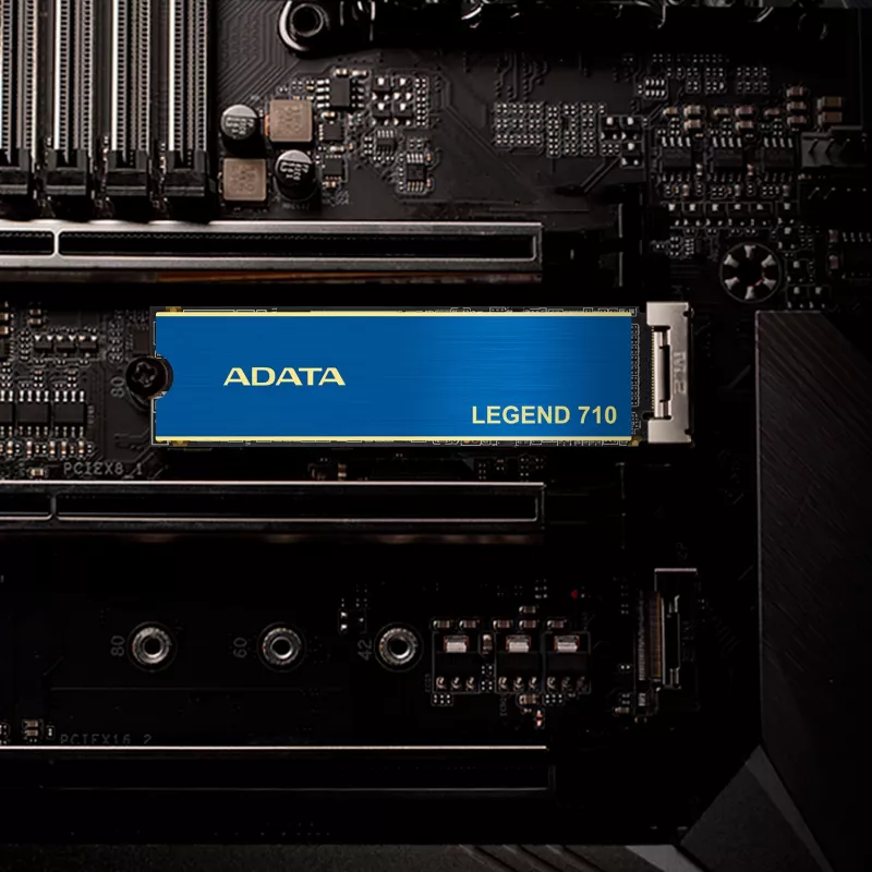 SSD M.2 ADATA LEGEND 710 256 GB PCIe 3.0 NVMe, Skaitymas 2100 MB/s, Rašymas 1000 MB/s