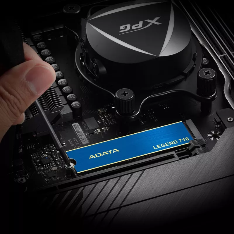 SSD M.2 ADATA LEGEND 710 256 GB PCIe 3.0 NVMe, Skaitymas 2100 MB/s, Rašymas 1000 MB/s