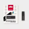 Card Reader Axagon CRE-S2N USB 3.2 Gen 1 Type-A Juodas