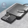 „Axagon CRE-S3C“ aliumininė didelės spartos USB-C 3.2 Gen 1 atminties kortelių skaitytuvas, 3 lizdai, UHS-II