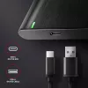 AXAGON EE25-A6C 2,5 inch HDD/SSD korpusas — SATA, USB 3.2 Gen 1 (Type-C ir Type-A), aliuminis, juodas