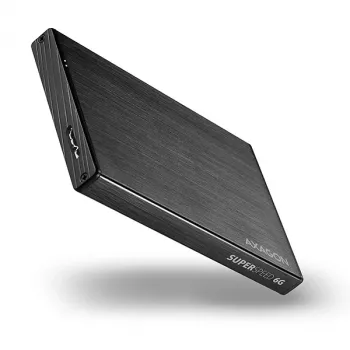 Išorinis dėklas Axagon EE25-XA6 ALINE, aliuminis, USB 3.2 Gen 1 – SATA 6G, 2.5 colio SSD/HDD