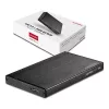 Išorinis dėklas Axagon EE25-XA6 ALINE, aliuminis, USB 3.2 Gen 1 – SATA 6G, 2.5 colio SSD/HDD