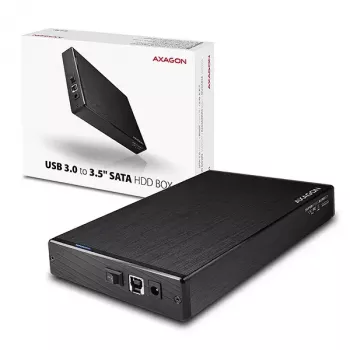 Išorinis dėklas Axagon EE35-XA3 aliumininis USB 3.2 Gen 1 SATA 3,5 inch HDD