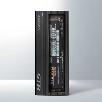 Axagon EEM2-GTR išorinis USB-C 3.2 Gen 2 metalinis korpusas M.2 NVMe SSD
