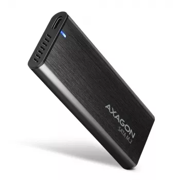 SSD korpusas Axagon EEM2-SBC USB-C 3.2 Gen 2 Juodas M.2