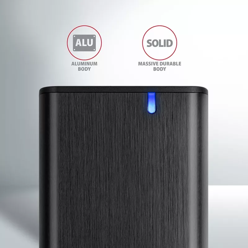 SSD korpusas Axagon EEM2-SBC USB-C 3.2 Gen 2 Juodas M.2