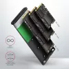 SSD korpusas Axagon EEM2-SBC USB-C 3.2 Gen 2 Juodas M.2