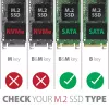 SSD korpusas Axagon EEM2-SBC USB-C 3.2 Gen 2 Juodas M.2