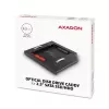 Axagon RSS-CD09 2.5 inch SSD/HDD adapteris į DVD lizdą 9.5 mm LED ALU sąsajos kortelės/adapteris vidinis SATA