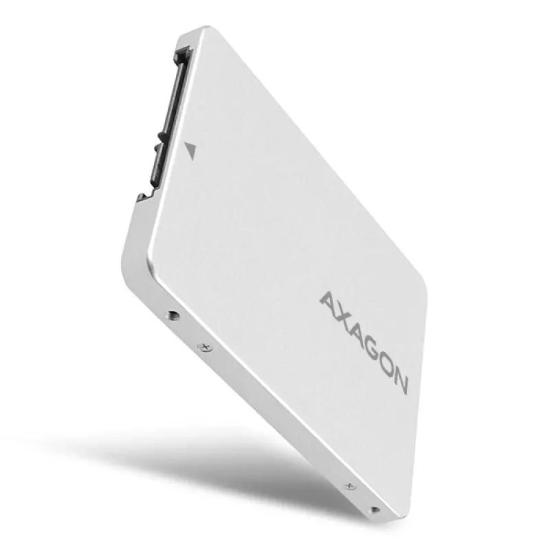 Vidinis 2,5 inch ALU dėklas Axagon RSS-M2SD SATA M.2 SATA SSD