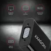 Adapteris Axagon RVH-VGAN HDMI -> VGA, FullHD, 1920x1200, garso išvestis, maitinimo įvadas