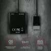 Adapteris Axagon RVH-VGAN HDMI -> VGA, FullHD, 1920x1200, garso išvestis, maitinimo įvadas