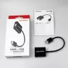 Adapteris Axagon RVH-VGAN HDMI -> VGA, FullHD, 1920x1200, garso išvestis, maitinimo įvadas