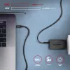 Axagon BUCM32-CM10AB SPEED+ USB-C 20Gbps/100W kabelis 1 m