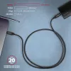 Axagon BUCM32-CM10AB SPEED+ USB-C 20Gbps/100W kabelis 1 m