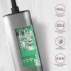 2,5 Gigabit eterneto adapteris AXAGON ADE-25R — USB Type-C, 10/100/1000/2500 Mbit/s, 5000 Mbit/s, aliuminis, pilkas