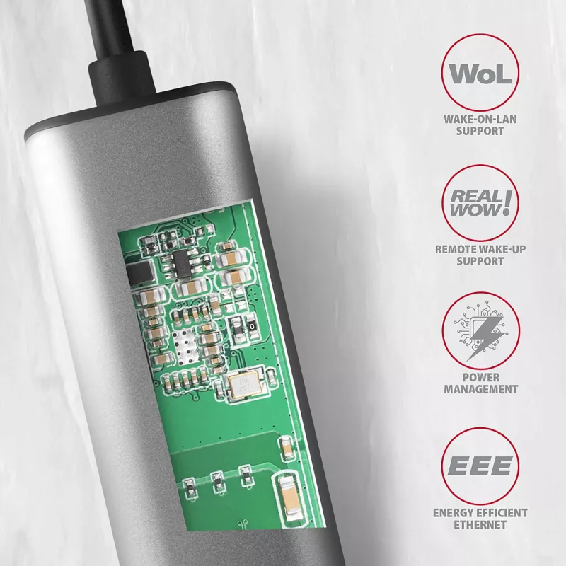 Axagon ADE-25RC SuperSpeed USB-C 2.5 gigabit eterneto adapteris
