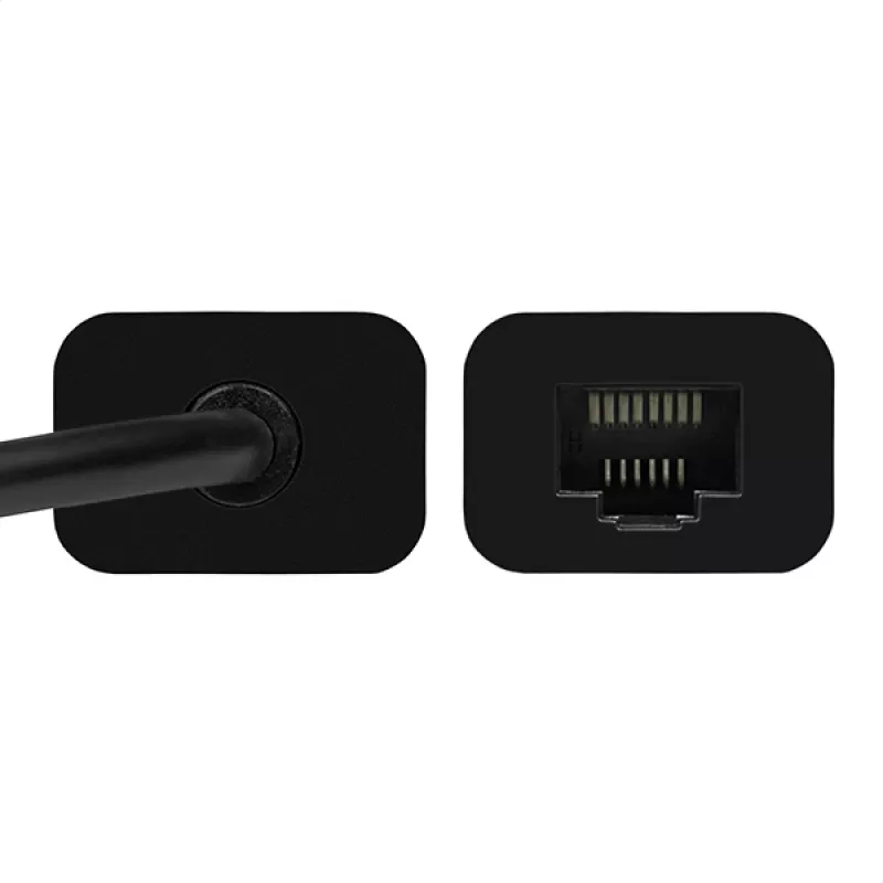Axagon ADE-SRC USB-C gigabit eterneto adapteris, laidinis, USB Type-C, Ethernet, 1000 Mbit/s, juodas