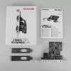 Axagon PCEA-S2N PCIe adapteris 2x RS-232 250 kbps su SP ir LP