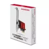Axagon PCEE-G25 PCIe – 2,5 Gigabit Ethernet adapteris Realtek 8125, PXE, su SP ir LP