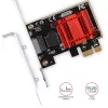 AXAGON PCEE-GIX PCIe Gigabit Ethernet tinklo plokštė su Intel I210-AT