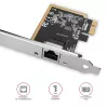 Axagon PCEE-GRF PCIe – Gigabit Ethernet adapteris su Realtek 8111F, standartiniu ir žemo profilio laikikliais