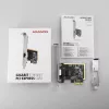 Axagon PCEE-GRF PCIe – Gigabit Ethernet adapteris su Realtek 8111F, standartiniu ir žemo profilio laikikliais