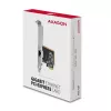 Axagon PCEE-GRF PCIe – Gigabit Ethernet adapteris su Realtek 8111F, standartiniu ir žemo profilio laikikliais