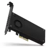 Axagon PCEM2-DC PCIe x4 adapteris M.2 NVMe M-key ir SATA B-key lizdams su aušintuvu, SP ir LP