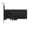 Axagon PCEM2-DC PCIe x4 adapteris M.2 NVMe M-key ir SATA B-key lizdams su aušintuvu, SP ir LP