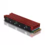 Axagon CRL-M2 Pasyvus aliumininis aušintuvas visiems M.2 SSD, dydis 2280, aukštis 12 mm