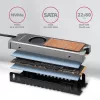 Axagon CLR-M2FAN varinis radiatoriaus šildytuvas su ventiliatoriumi vienpusiams ir dvipusiams M.2 SSD diskams, dydis 2280, aukštis 13 mm