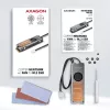 Axagon CLR-M2FAN varinis radiatoriaus šildytuvas su ventiliatoriumi vienpusiams ir dvipusiams M.2 SSD diskams, dydis 2280, aukštis 13 mm