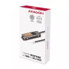Axagon CLR-M2FAN varinis radiatoriaus šildytuvas su ventiliatoriumi vienpusiams ir dvipusiams M.2 SSD diskams, dydis 2280, aukštis 13 mm