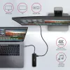 Axagon HMC-6GL USB 3.2 Gen 1 centrinis įrenginys, 3x USB-A, HDMI 4k/30Hz, RJ-45, PD 100W, 20 cm USB-C kabelis