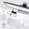 Axagon HMC-6GL USB 3.2 Gen 1 centrinis įrenginys, 3x USB-A, HDMI 4k/30Hz, RJ-45, PD 100W, 20 cm USB-C kabelis
