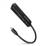 USB-C stotelė Axagon HMC-GL3A 3x USB-A Gbit-LAN juoda