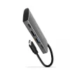 AXAGON HMC-4G2 USB-C 3.2 Gen 2 10 Gb/s hubas, 2x USB-A + 2x USB-C, 13 cm kabelis