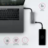 AXAGON HMC-4G2 USB-C 3.2 Gen 2 10 Gb/s hubas, 2x USB-A + 2x USB-C, 13 cm kabelis
