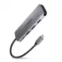 Axagon HMC-5 USB 3.2 Gen 1 šakotuvas, 2x USB-A, HDMI, SD/microSD, PD 100W, 20 cm USB-C laidas