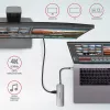 Axagon HMC-5 USB 3.2 Gen 1 šakotuvas, 2x USB-A, HDMI, SD/microSD, PD 100W, 20 cm USB-C laidas