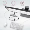 Axagon HMC-5 USB 3.2 Gen 1 šakotuvas, 2x USB-A, HDMI, SD/microSD, PD 100W, 20 cm USB-C laidas