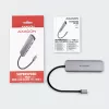 Axagon HMC-5 USB 3.2 Gen 1 šakotuvas, 2x USB-A, HDMI, SD/microSD, PD 100W, 20 cm USB-C laidas