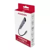 Axagon HMC-5 USB 3.2 Gen 1 šakotuvas, 2x USB-A, HDMI, SD/microSD, PD 100W, 20 cm USB-C laidas