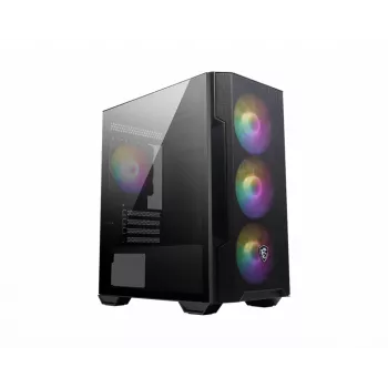 MSI MAG Forge M100R Midi bokštas juodas, permatomas