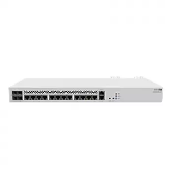 Maršrutizatorius laidinis MikroTik CCR2116-12G-4S+ — 13x Gigabit RJ-45, 4x SFP+, 2000 MHz, DDR4, baltas